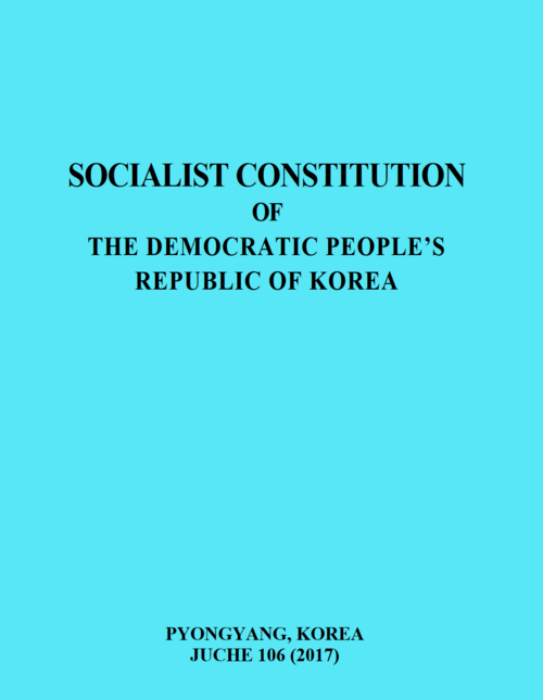 Constitution of the Democratic People's Republic of Korea